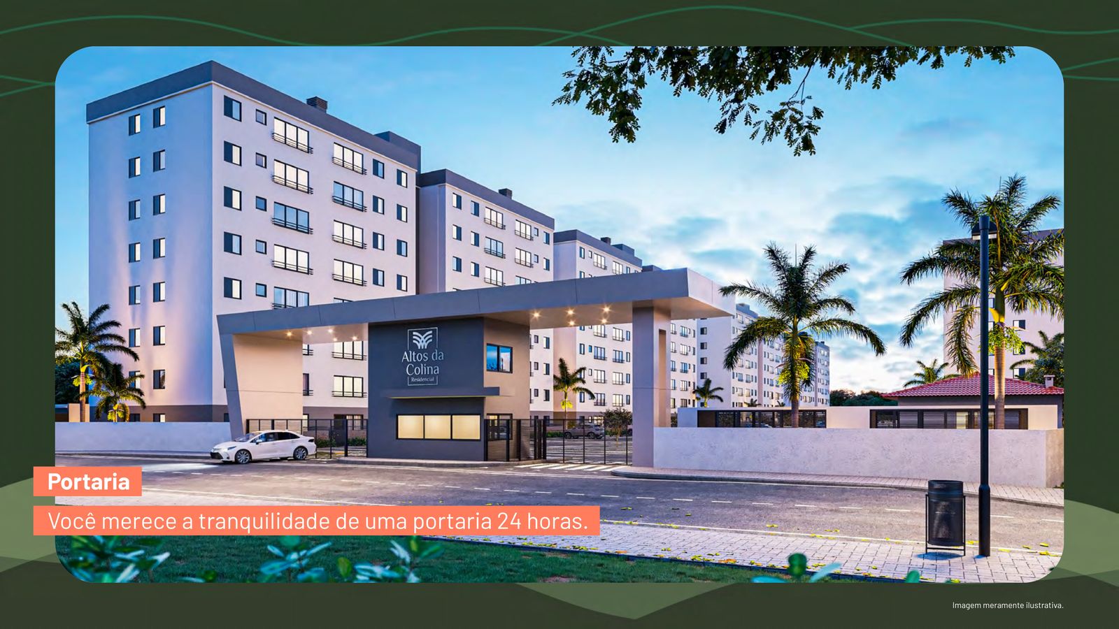 Portaria do condomínio